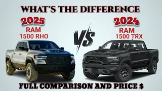 2025 Ram 1500 RHO vs 2024 Ram 1500 TRX | RHO vs TRX | Which is better