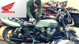 Honda cb750 Стук в двигателе/ Большой ремонт 1 часть