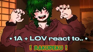 1A+LOV react to bakudeku🧡💚 || TW || bakudeku/dekubaku || Angst || enjoy! ~ Miko-san ~