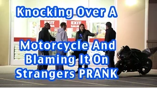 Strangers Knock Over My Motorcycle PRANK