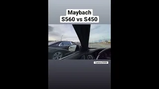 Как надо ездить на Майбахе! Mercedes Maybach S560 469hp vs S450 367hp