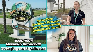 Family Fun Beachfront, Camp Margaritaville Crystal Beach, Texas.