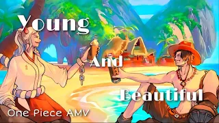 Ace and Yamato One Piece AMV [Young And Beautiful]