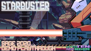 Starbuster (SAGE 2020 Demo) - Slash'n'Dash action-platformer!