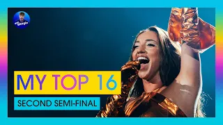 🇸🇪 Eurovision 2024: Semi-final 2 - My Top 16 [Before the Show!]