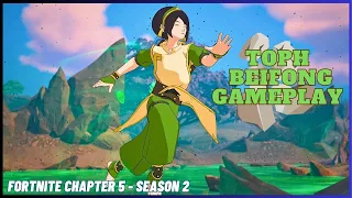 FORTNITE Chapter 5 - Season 2 TOPH BEIFONG Skin Gameplay.