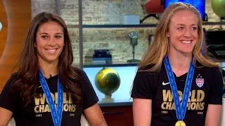 World Cup champs Lloyd and Sauerbrunn on making history, gender pay disparity