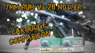 7mm RUM vs 28 Nosler Cartridge Comparison