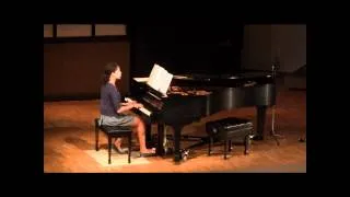 Josie performs Sonata in D minor, L  423 by Scarlatti