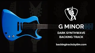 Dark Synthwave Backing Track in G Minor | 100 BPM