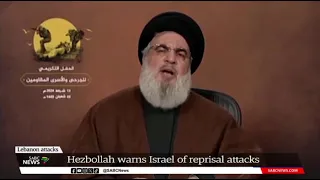 Lebanon's Hezbollah group warns Israel of reprisal attacks