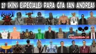 Gta sa - 27 Skins Especiales para San andreas Skins 2015