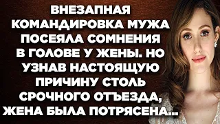 Внезапная командировка мужа посеяла сомнения в голове у жена. Но узнав настоящую причину...