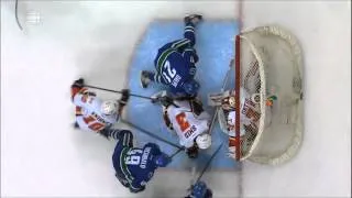 Canucks vs Flames - All Canuck Goals - 3/8/14 - HD