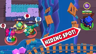 *NEW* 500 IQ HIDING SPOT!| Brawl Stars Funny Moments & Glitches & Fails #522