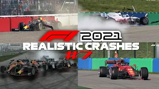 F1 2021 REALISTIC CRASHES #7