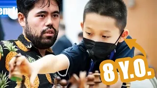 8 YEAR OLD BEATS 5 GRANDMASTERS!!!!