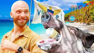 The Best US Virgin Islands Food Tour In St. Croix! Surviving Hot Ones Caribbean! 🇻🇮