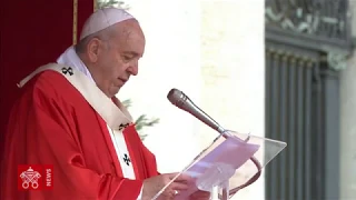 Papa Francesco celebra la Domenica delle Palme 2019 04 14