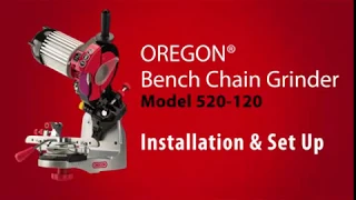 Oregon Bench-Mount Chain Sharpener, Model# 520-120
