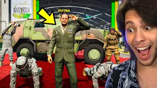 JOGANDO GTA 5 COMO O COMANDANTE DUTRA!! (Exército)