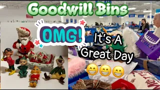 WOW FANTASTIC DAY at the Goodwill Bins | Thrift With Me & Mom For Vintage Treasures | Spent $26