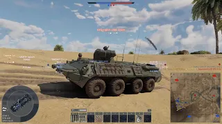 War Thunder; BTR-80A; Scouting enemies and shooting helicopters with 200% RP booster; Ground Arcade