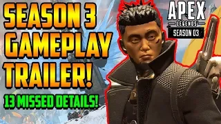 Apex Legends Season 3 Meltdown Gameplay Trailer - 13 Missed Details and New Skins Shown!