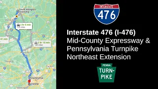 Interstate 476 South (Oct. 7, 2021)