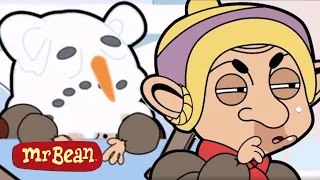 BEAN the SNOWMAN | CHRISTMAS BEAN | Mr Bean Cartoon Season 3 | Mr Bean Official