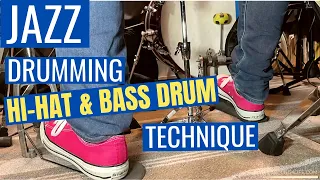 Jazz Drumming Techniques - Bass Drum And Hi-Hat