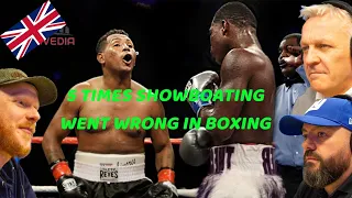 5 Times SHOWBOATING Went Wrong in Boxing REACTION!! | OFFICE BLOKES REACT!!