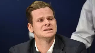 Exclusive: Steve Smith Emotional Press Conference At Sydney Airport After Coming From South Africa