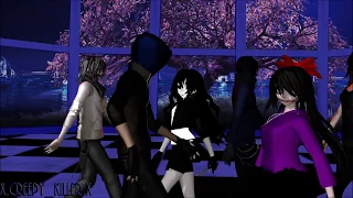 【MMD X CREEPYPASTA】lftn- Jeff the killer,Jane the killer,Nina the killer,EJ,Ticci Toby,Clockwork