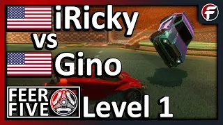 iRicky vs Gino | $500 Feer Five - Level 1 | Rocket League 1v1