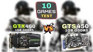 GTX 460 vs GTS 450 | 10 Games Tested | Which Is Best ?