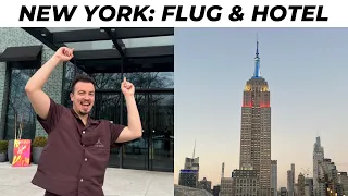 NEW YORK TRIP  🇺🇸🤩 | Vlog zum Flug & Radio Hotel in New York City | Boraxworld