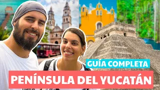 GUÍA PERFECTA para VIAJAR por MÉXICO (PENÍNSULA del YUCATÁN) 🇲🇽 Ruta, Consejos y Transporte
