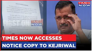 Times Now Accesses Notice Served To Arvind Kejriwal, Crime Branch Seeks Proof Of 'Poaching' Charge