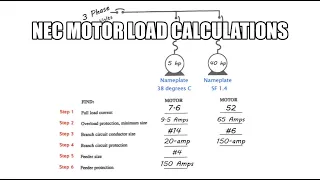 NEC Motor Load Calculations Example