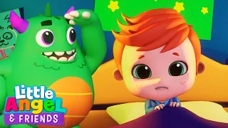 [ 15 MIN LOOP ] What's Under My Bed? | Bed Time Song with Jack | Little Angel And Friends Kid Songs