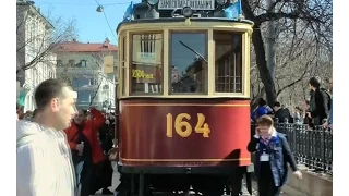Парад трамваев (Москва, 2015) - Vintage trams parade