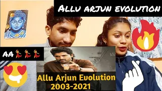 Allu Arjun Evolution (2003-2021)- Reaction Video