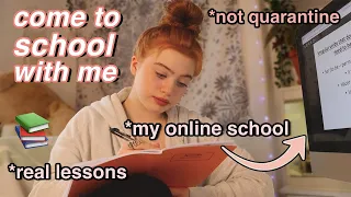 Come to school with me for the day *real online homeschool lessons and routine | Ruby Rose UK