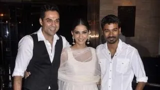 Sonam,Dhanush And Abhay At Raanjhanaa's Success Bash