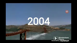 Golden Gate Bridge Collapse of Evolution 1959 vs 2004 vs 2015  #shorts #evolution #goldengatebridge