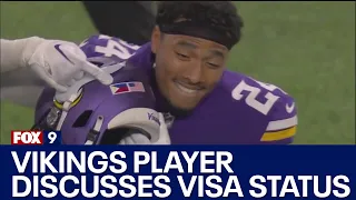 Vikings player calls attention to VISA status
