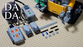 MOC – LEGO Wall-E RC Motorized Speed Build (instruction)
