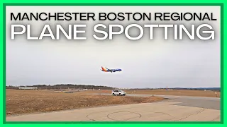 Manchester Boston Regional Airport - Plane Spotting