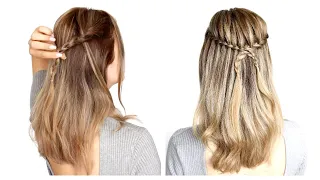 DIY 🌊 Waterfall Braids the EASY Way